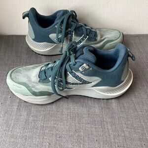 New Balance DynaSoft Nitrel V4 Running Shoes Womens 8 Teal Sneakers All Terrain